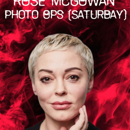 Professional Photo Op Rose McGowan (SATURDAY)