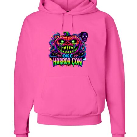 OKC HORROR CON HOODIE (PINK)