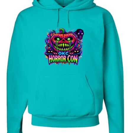 OKC HORROR CON HOODIE (Turquoise)
